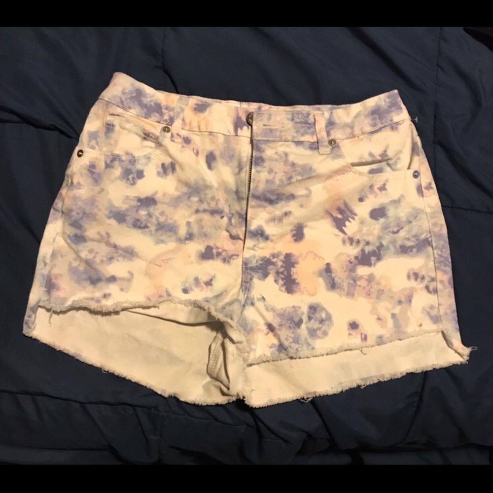 Tie dye shorts